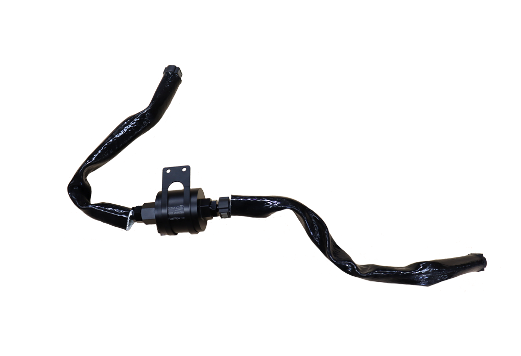 E-Flex lifetime, cleanable fuel filter kit. E85 compatible