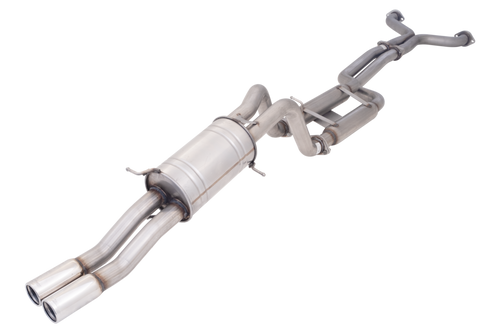 BA BF Falcon V8 Ute Twin 2.5" Raw 409 Cat Back Exhaust System