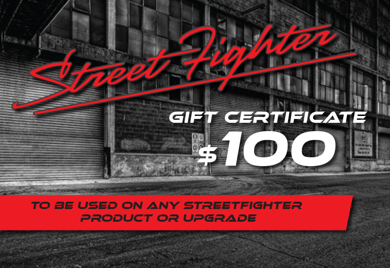 StreetFighter Gift Voucher – $100 Value